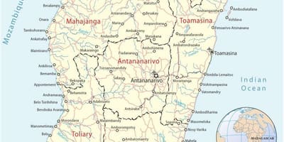 ম্যাপ অব মাদাগাস্কার বিমানবন্দর