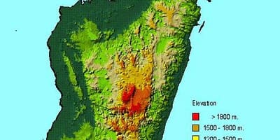 ম্যাপ অব মাদাগাস্কার ভূগোল