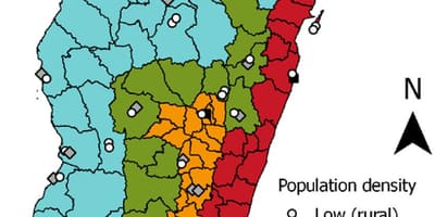 ম্যালেরিয়া মাদাগাস্কার মানচিত্র